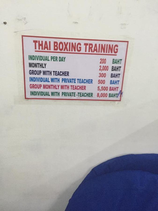 Muay Thai Hostel Club 107 Jomtien Exterior foto